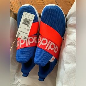 adidas Child Lite Racer Adapt 6.0 Size 2.5 Team Royal Blue/Bright Red/Solar Red